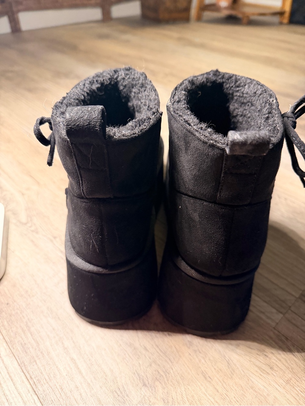 Dolls Kill x Sugar Thrillz suede lace up booties - Picture 3 of 4